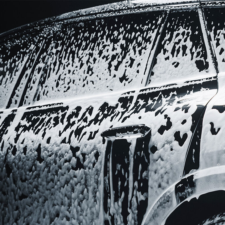 Presoak chemicals by Car Wash Alliance for car washes, designed to loosen dirt and grime 